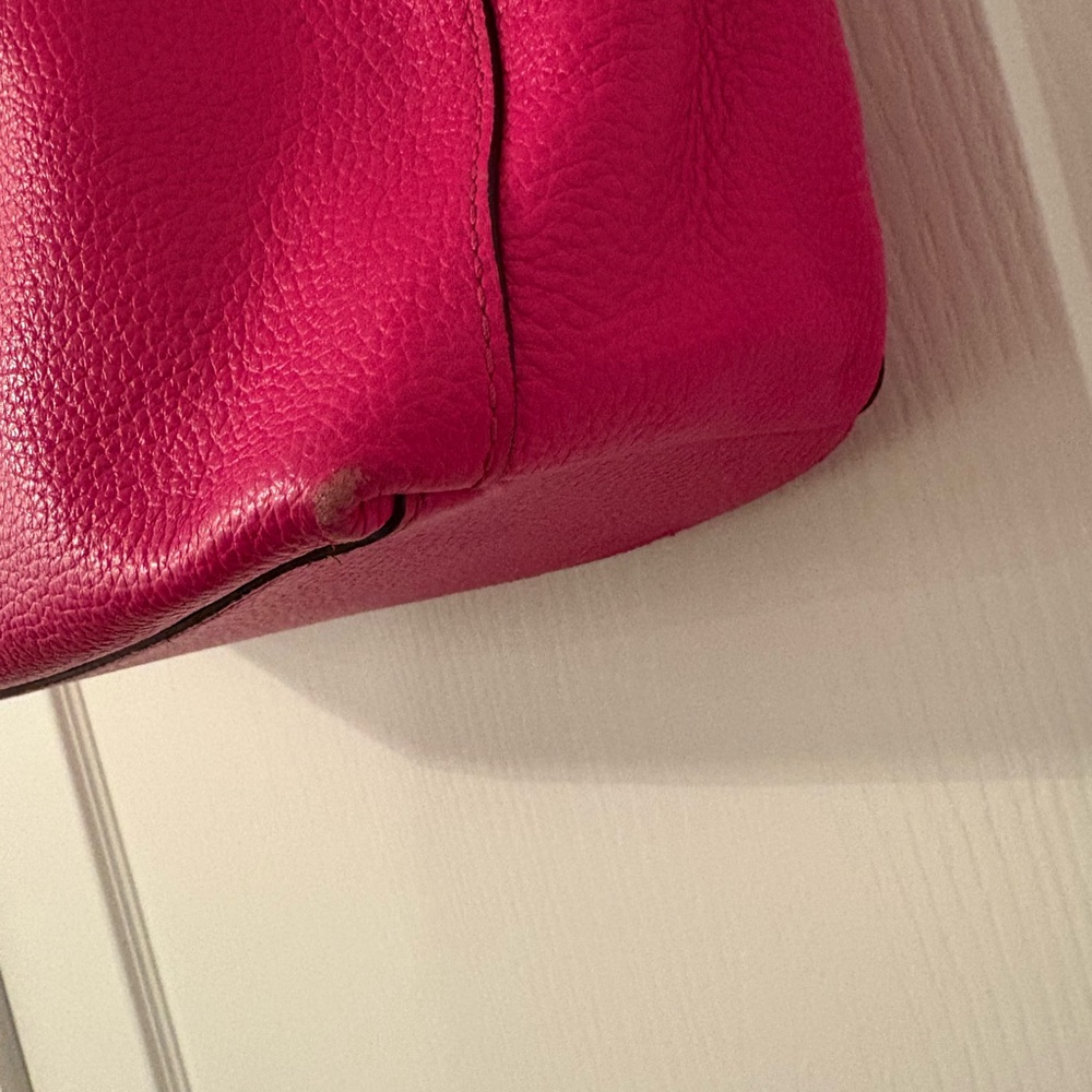 Kate Spade Hot Pink Large Leather Shoulder Bag - Picture 6 of 7